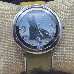 Danbury Mint Scottish Terrier Dog Watch